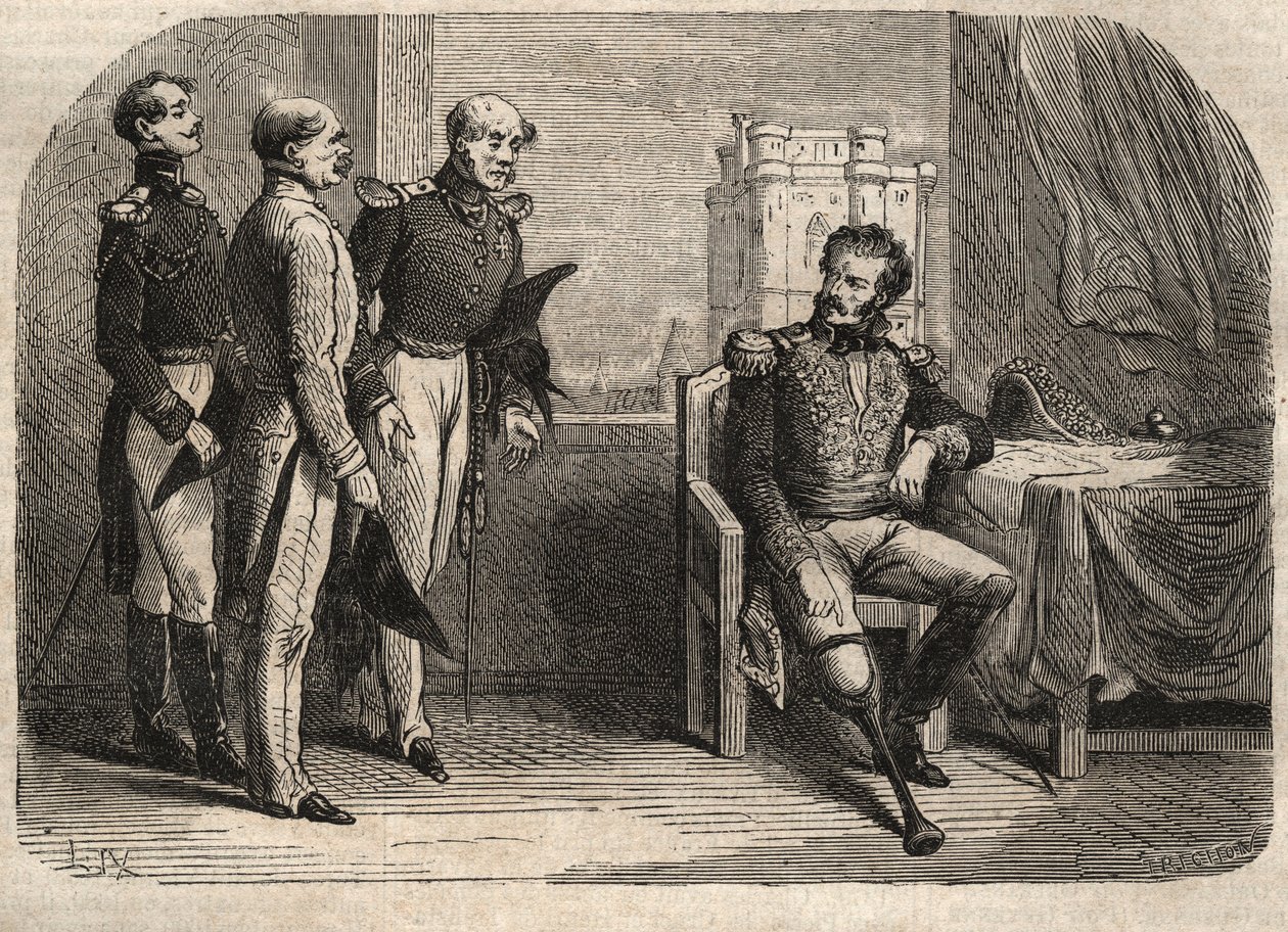 Kenraali Daumesnil kieltäytyi luovuttamasta Chateau de Vincennes