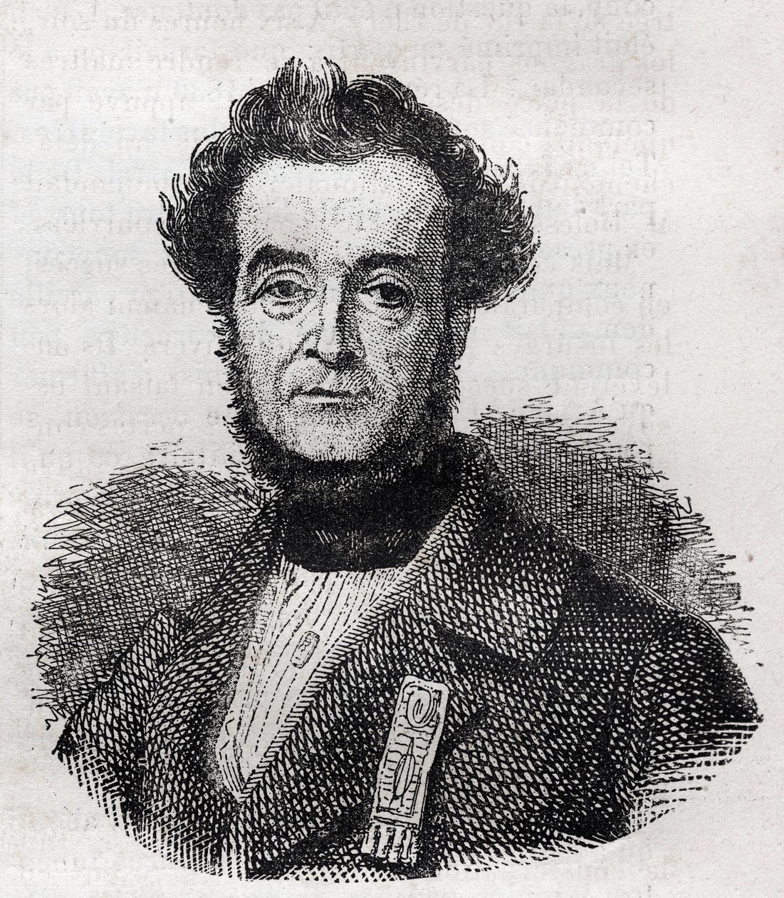 Germain Sarrut 1800-1883 ranskalainen kirjailija ja poliitikko tekijältä Unknown artist