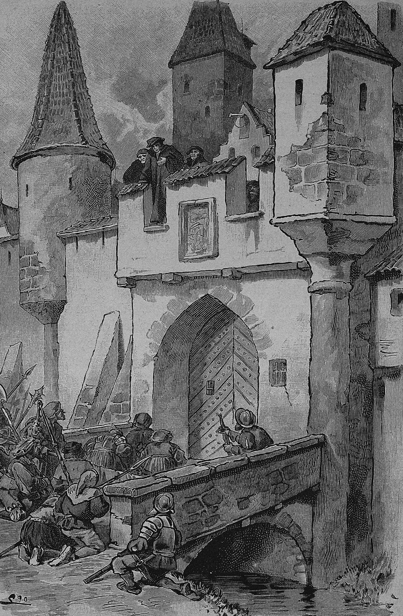 Saksan talonpoikaissota (1524-1526): Johann Eberlin Gunzburg oli saksalainen teologi ja yhteiskunnallinen uudistaja, uskonpuhdistus Frankenissa. tekijältä Unknown artist
