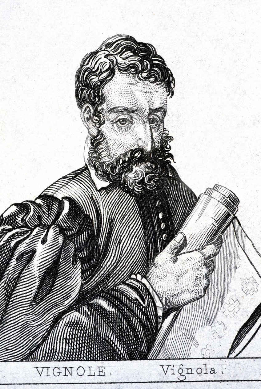 Giacomo Barozzi, alias Vignola, ranskaksi Le Vignole (1507 - 1573) italialainen arkkitehti. tekijältä Unknown artist