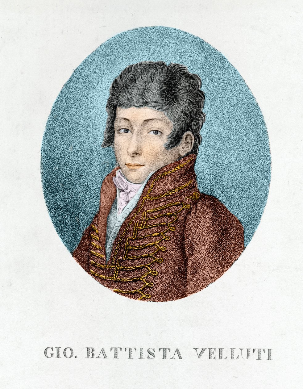 Giovanni Battista Velluti (1781-1861), viimeinen kastroitu ooppera. tekijältä Unknown artist