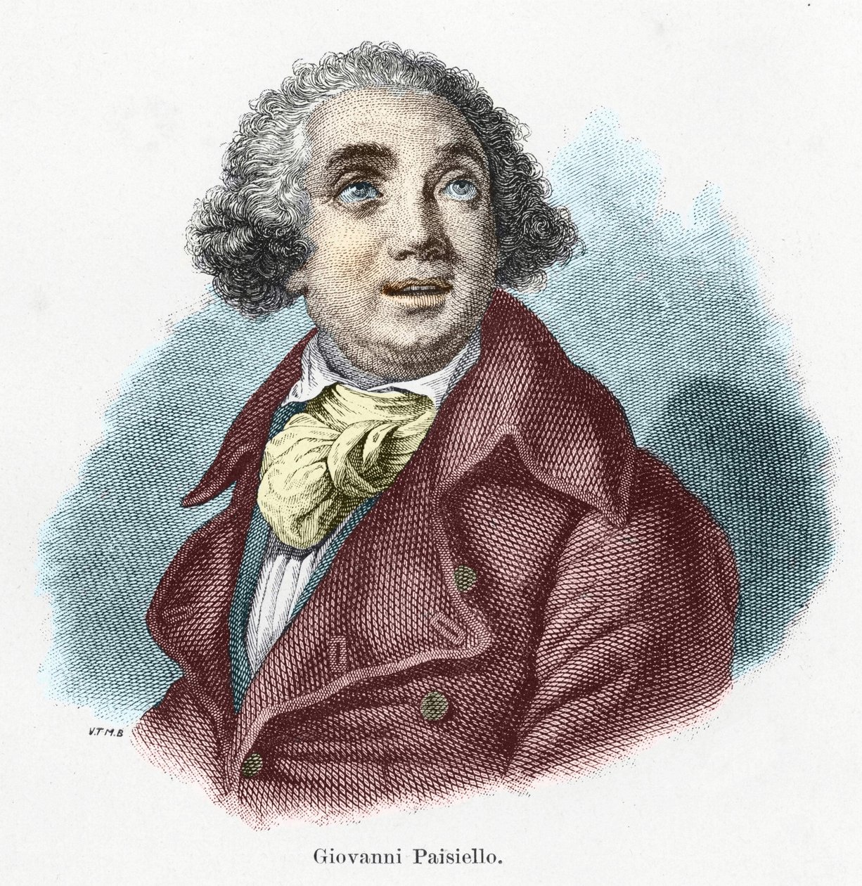 Giovanni Paisiello (tai Nazioniello) (1740-1816), italialainen säveltäjä. tekijältä Unknown artist