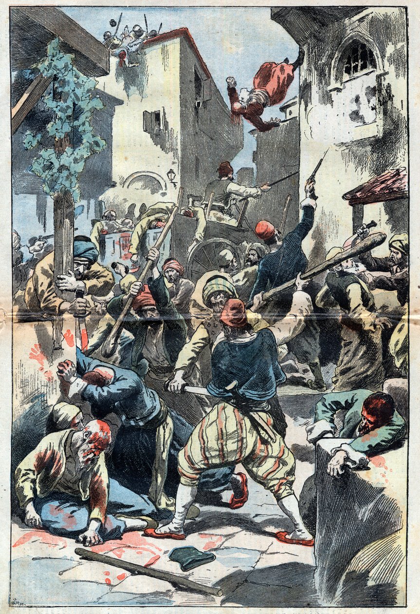 Hamidian joukkomurhat: armenialaisten verilöyly Konstantinopolissa tekijältä Unknown artist