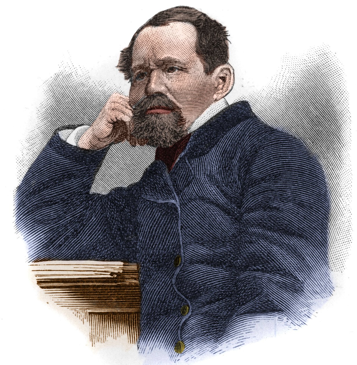 Heinrich Laube (1806-1884) saksalainen kirjailija ja näytelmäkirjailija tekijältä Unknown artist