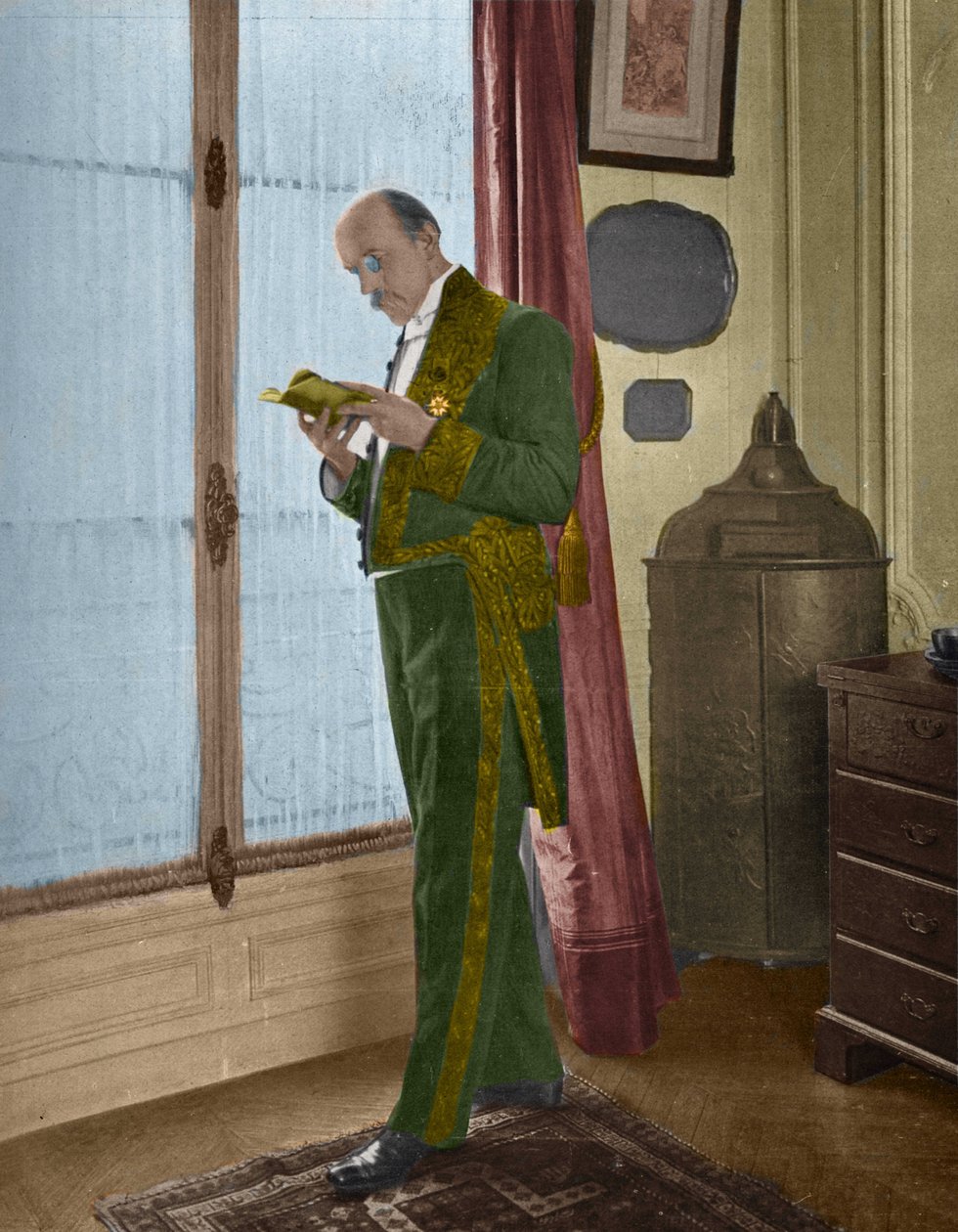 Henri de Regnier (1864-1936), ranskalainen kirjailija kotona ennen akatemiaan menoa tekijältä Unknown artist