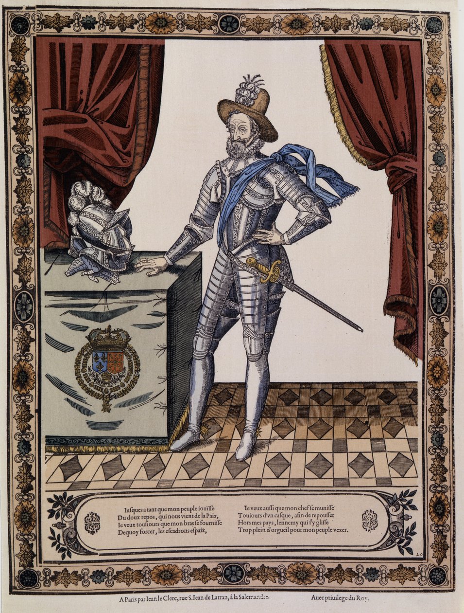 Henrik IV (1553 - 1610), Ranskan kuningas noin 1600. tekijältä Unknown artist