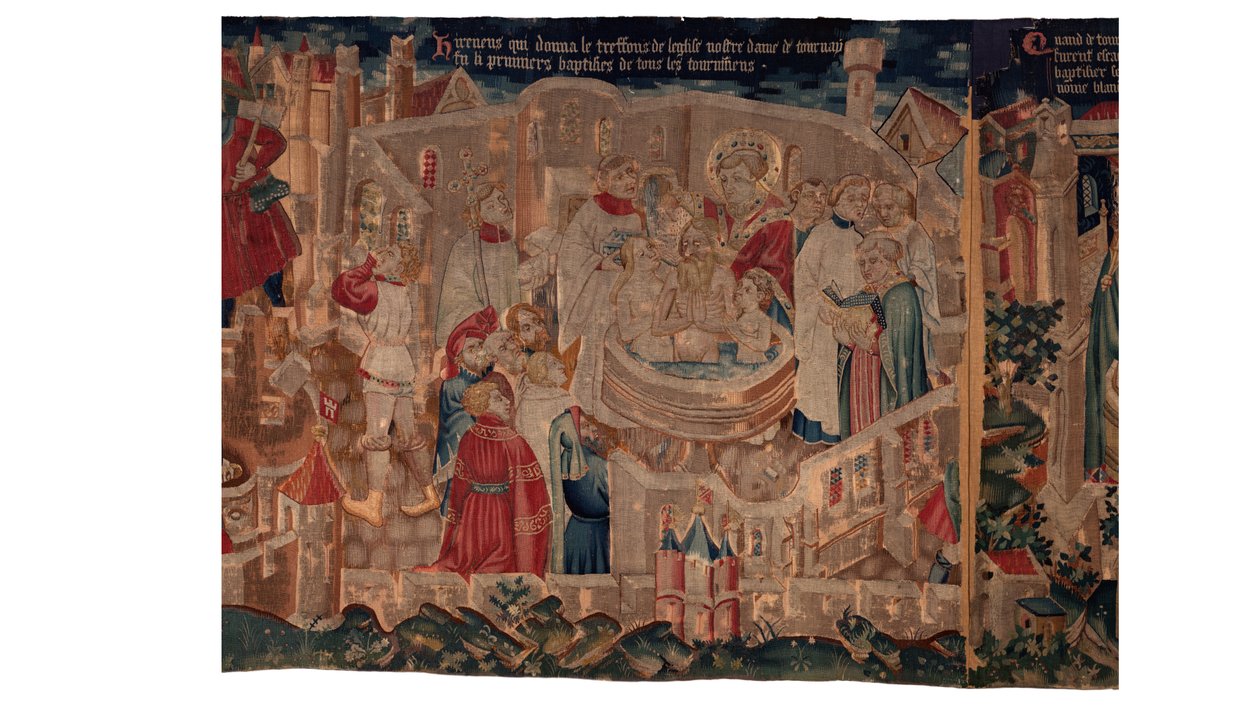 Saint Piatin ja Saint Eleuthèren historia, kohtaus 6 tekijältä Unknown artist