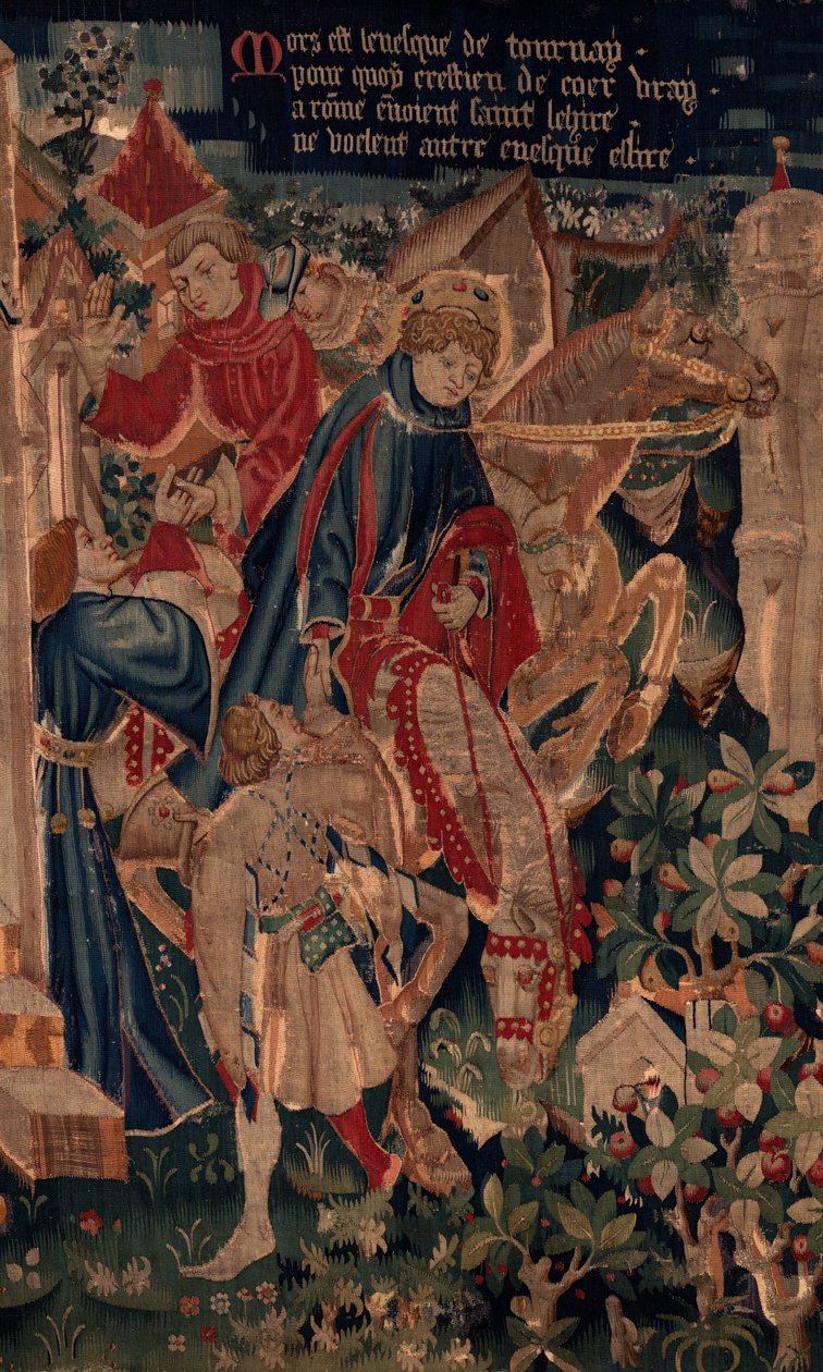 Saint Piatin ja Saint Eleuthèren historia, kohtaus 8 tekijältä Unknown artist