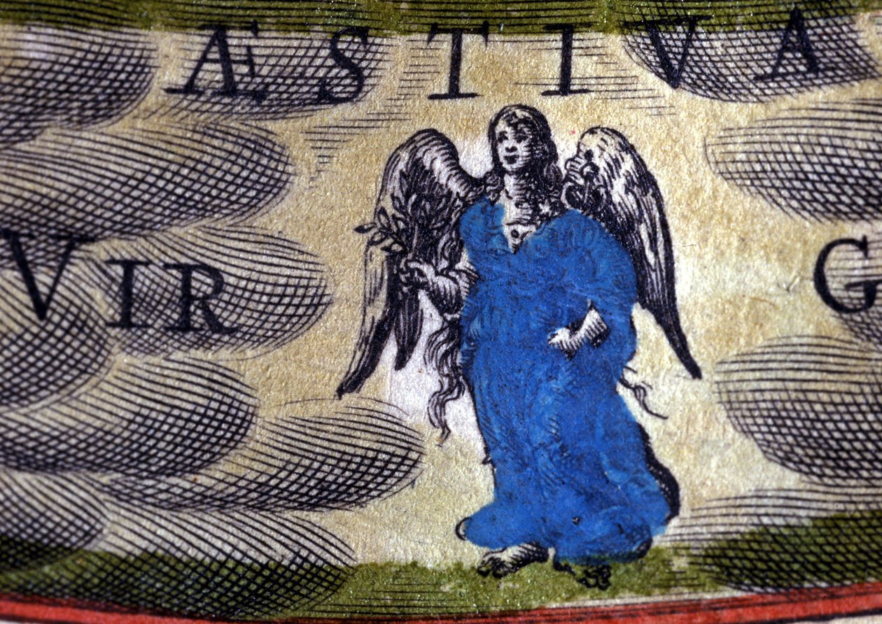 Horoskooppi: horoskooppi, Neitsyt. 1500-luvun kaiverrus. tekijältä Unknown artist
