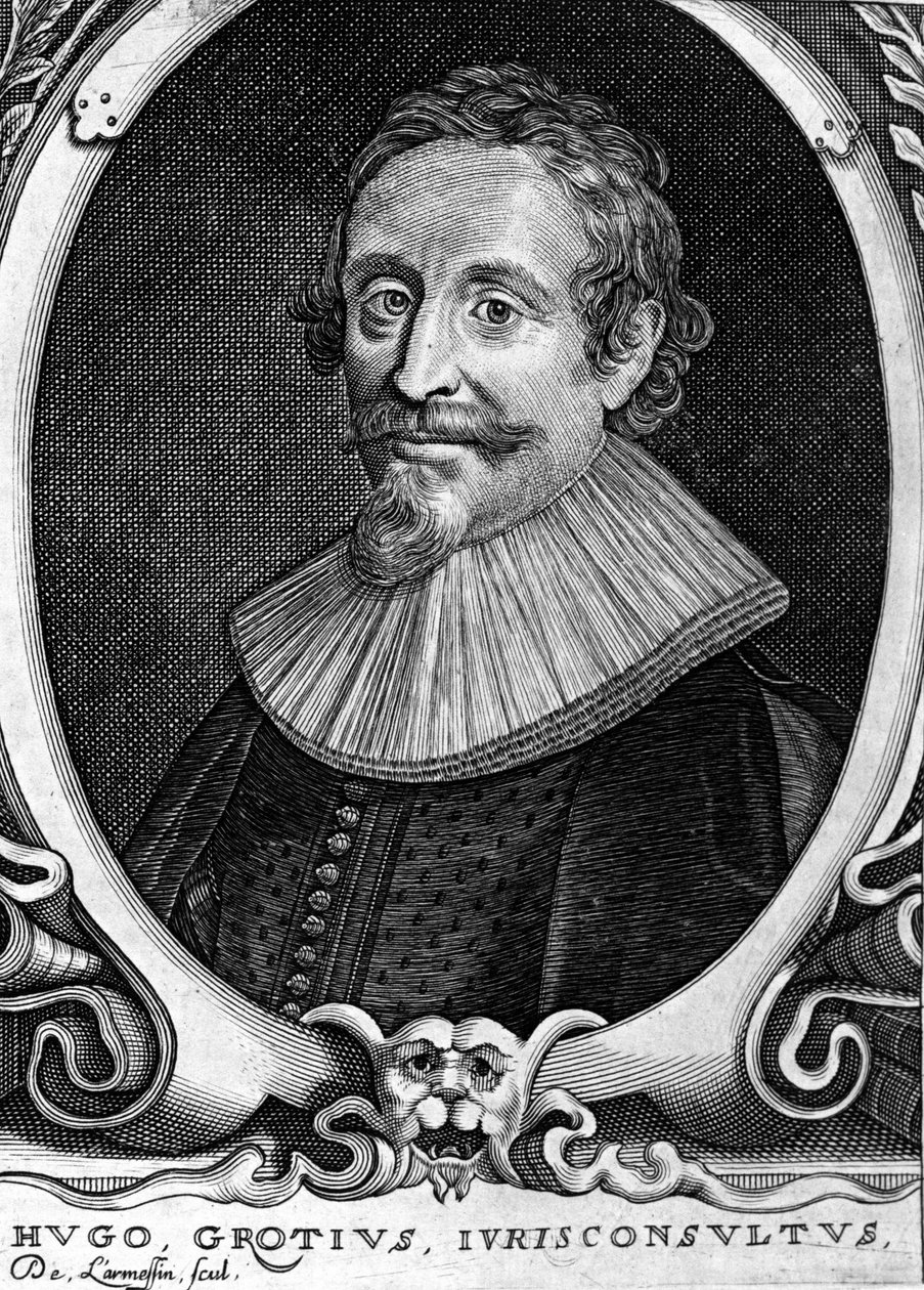 Hugo Grotius (1583-1645) (Huig de Groot), hollantilainen lakimies ja diplomaatti. tekijältä Unknown artist