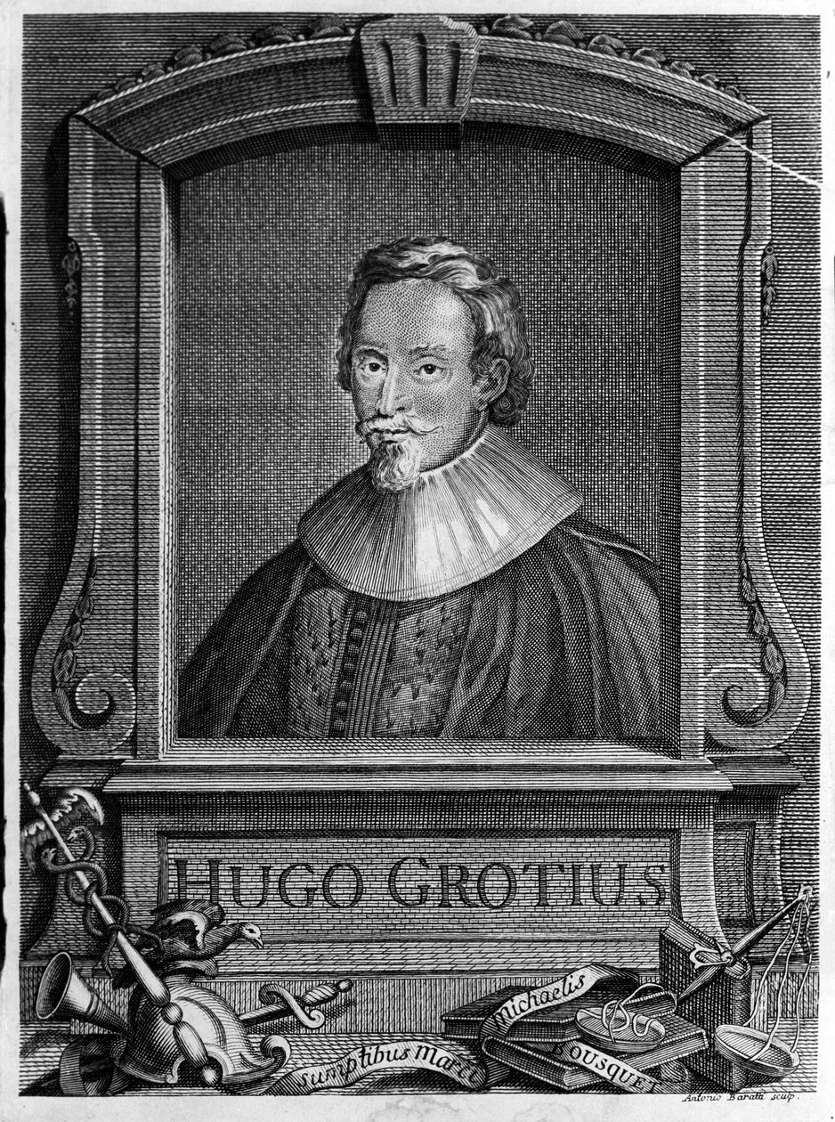 Hugo Grotius (1583-1645) (Huig de Groot), hollantilainen lakimies ja diplomaatti. tekijältä Unknown artist