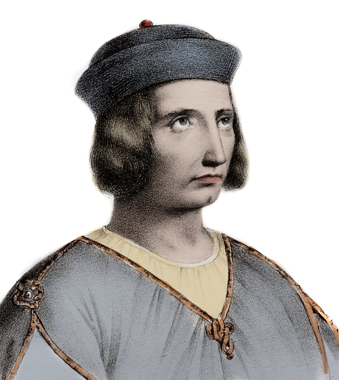 Humbert III, Savoian kreivi - Humbert III Savoylainen (Humbert III of Maurienne) Siunattu 1136-1189 - kaiverrus tekijältä Unknown artist