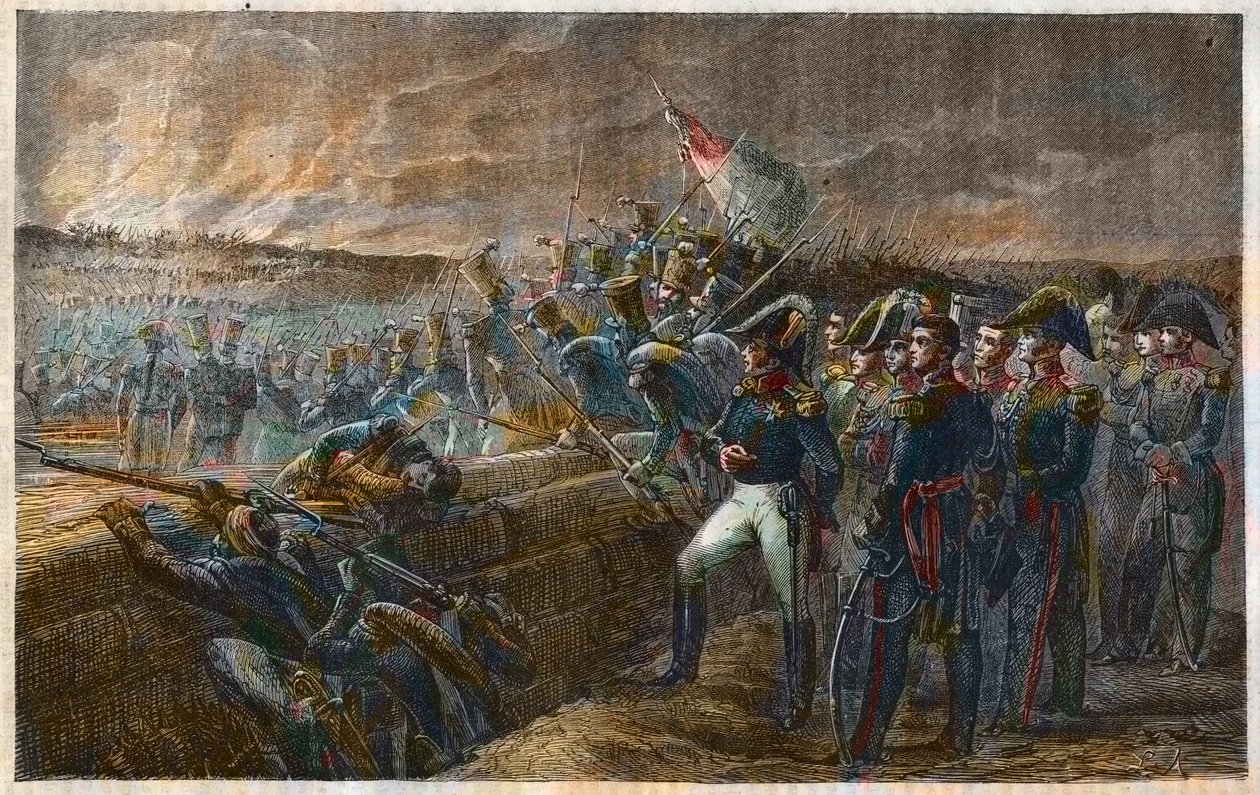 Satatuhatta Saint Louisin poikaa - Ranskan piiritys Trocaderon taistelussa - 31. elokuuta 1823 - Espanjan retkikunta - Trocaderon taistelu tekijältä Unknown artist