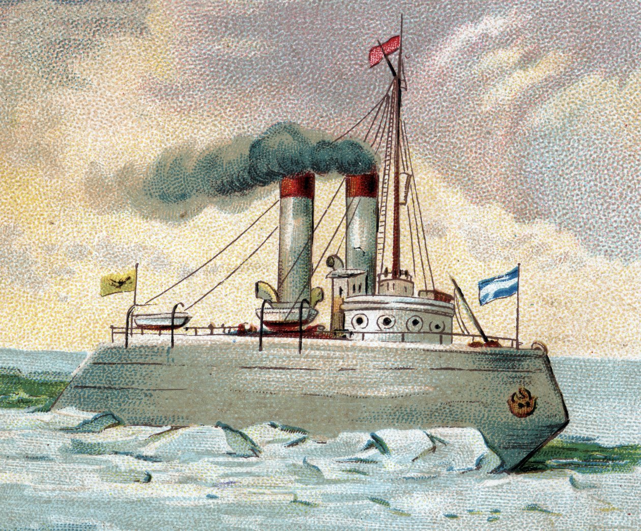 Icebreaker - Icebreaker Ship (Ice Breeze) 1800-luvun loppu tekijältä Unknown artist