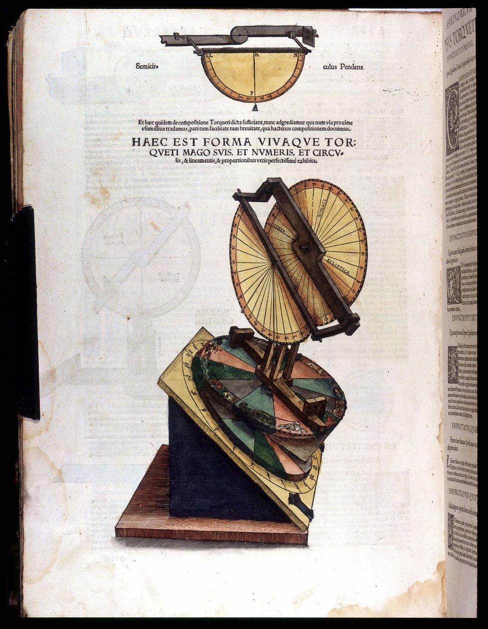 Tähtitieteen instrumentti - 1500-luvun tutkielmassa "" Astronomicon caesarum". tekijältä Unknown artist