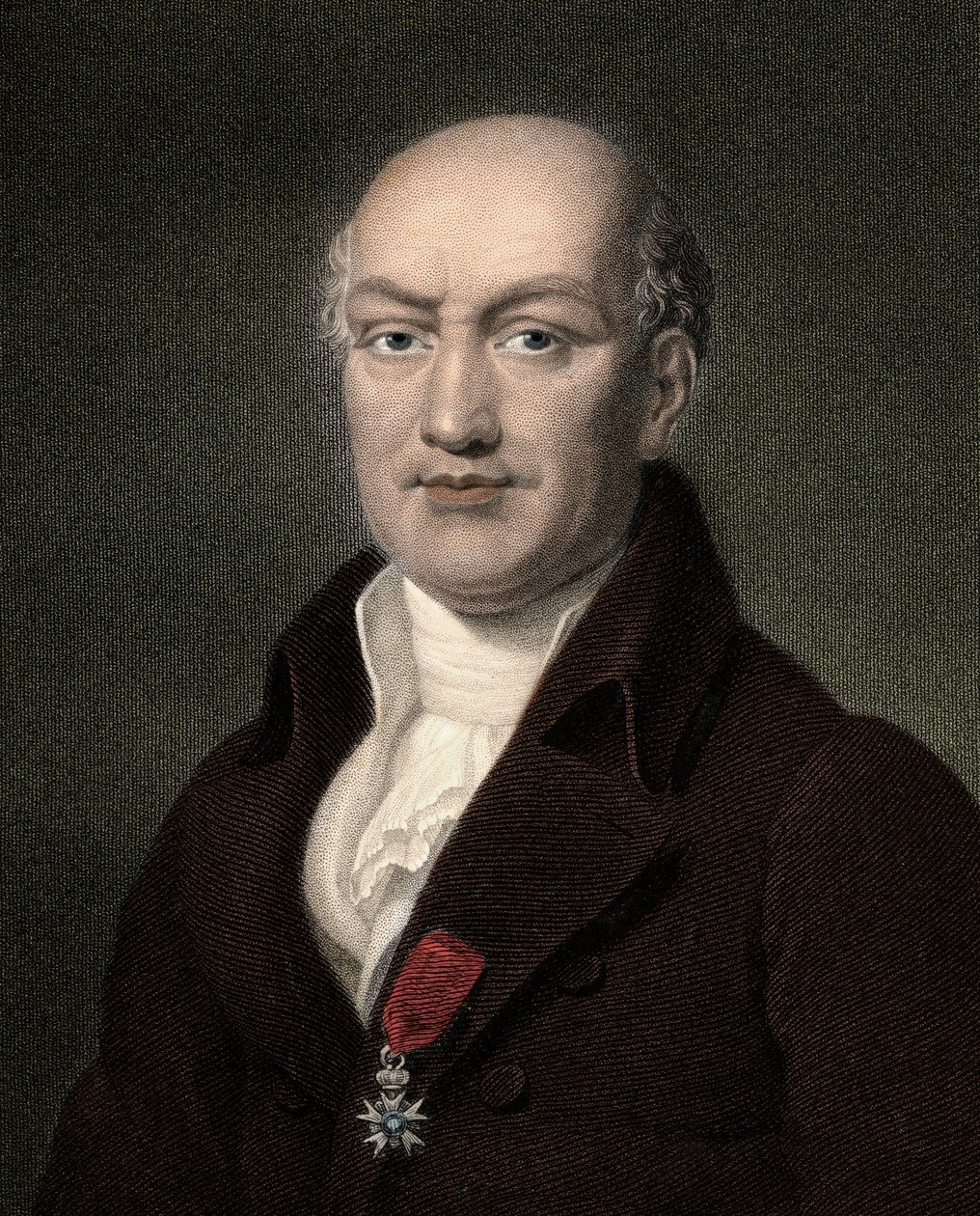 Jean Baptiste (Jean-Baptiste) Joseph Delambre 1749-1822 - kaiverrus - 1800-luku tekijältä Unknown artist