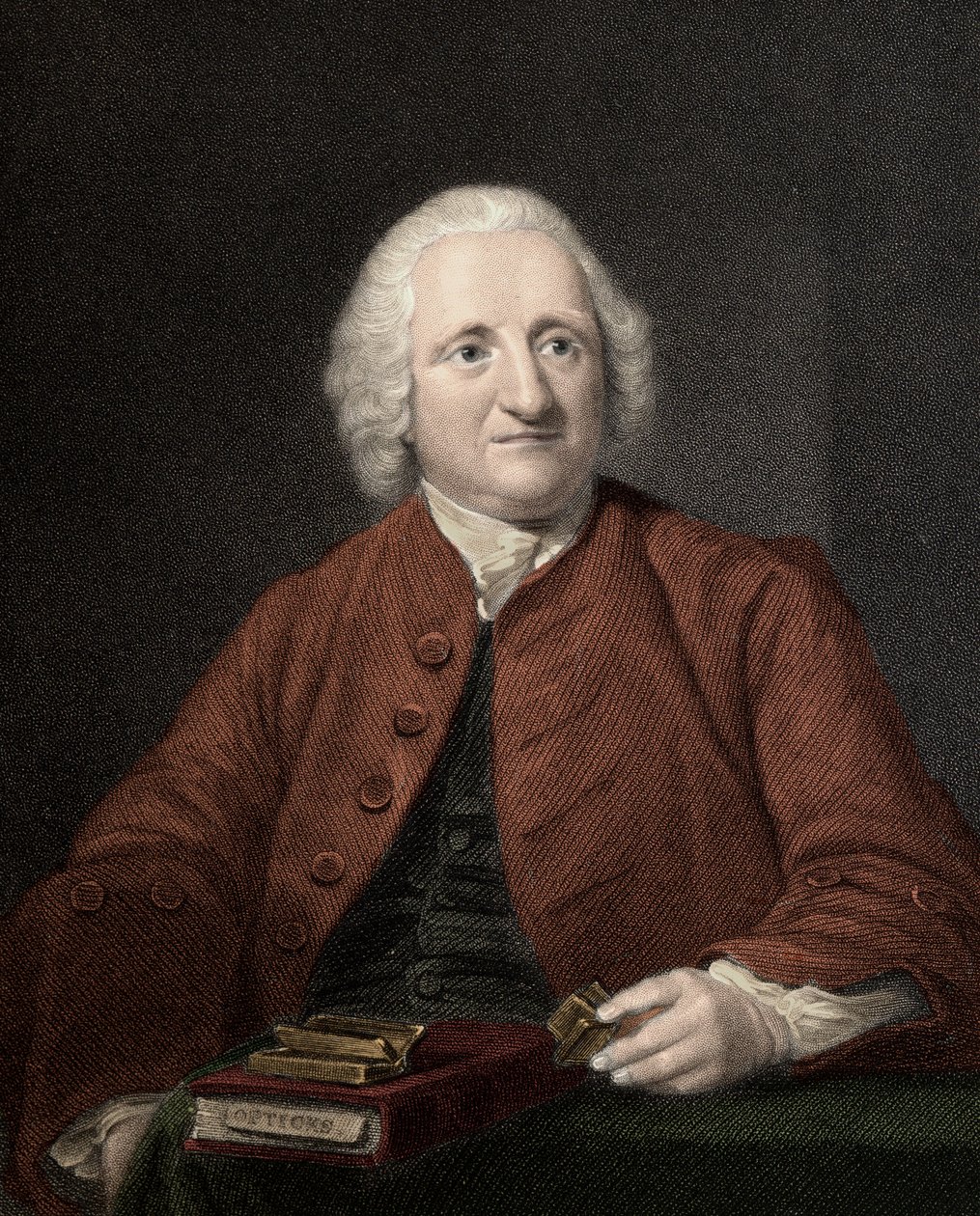 John Dollond 1706 - 1761 - kaiverrus - 1800-luku tekijältä Unknown artist