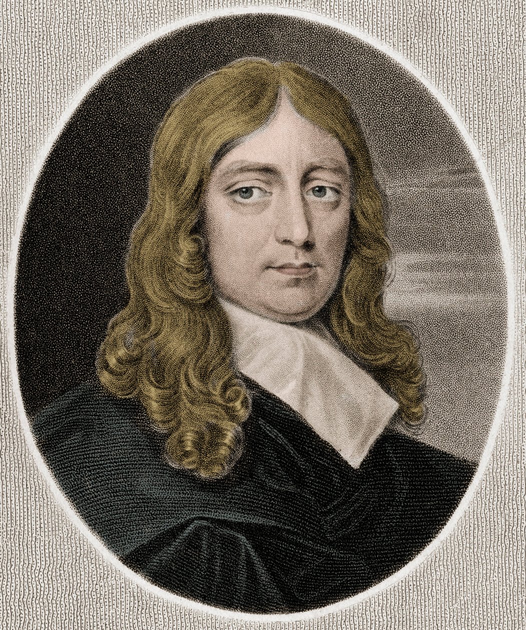 John Milton 1608-1674 - kaiverrus - 1800-luku tekijältä Unknown artist