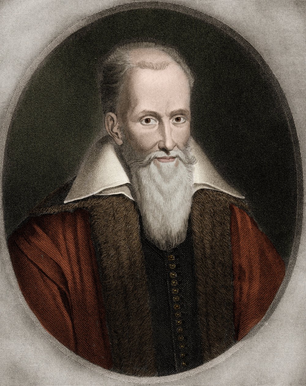 Joseph Juste Scaliger - Joseph Justus Scaliger 1540-1609 - kaiverrus - 1800-luku tekijältä Unknown artist