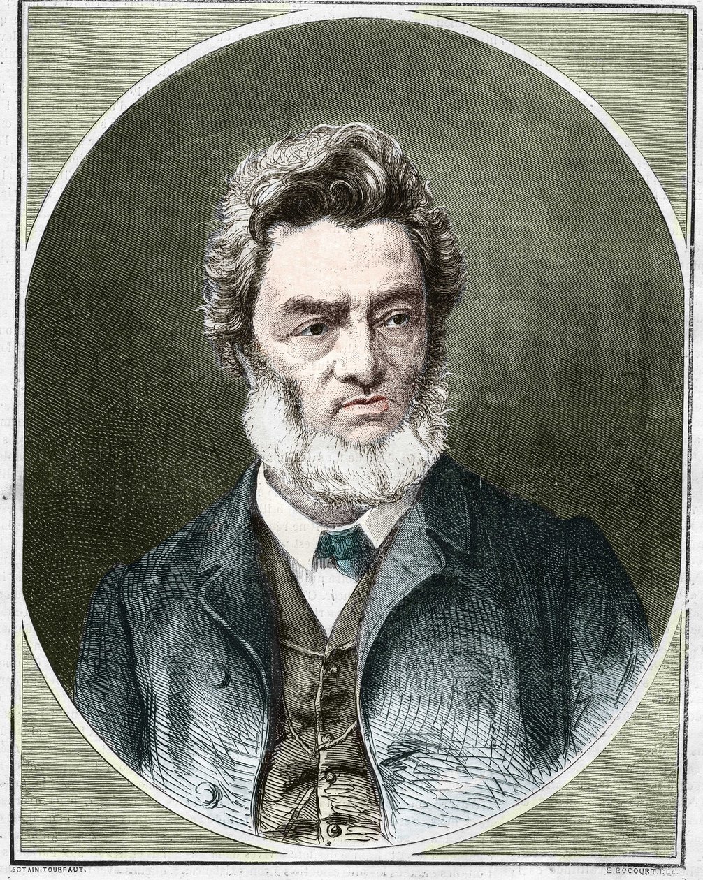 Jules Favre (1809-1880), ranskalainen poliitikko ja lakimies. tekijältä Unknown artist
