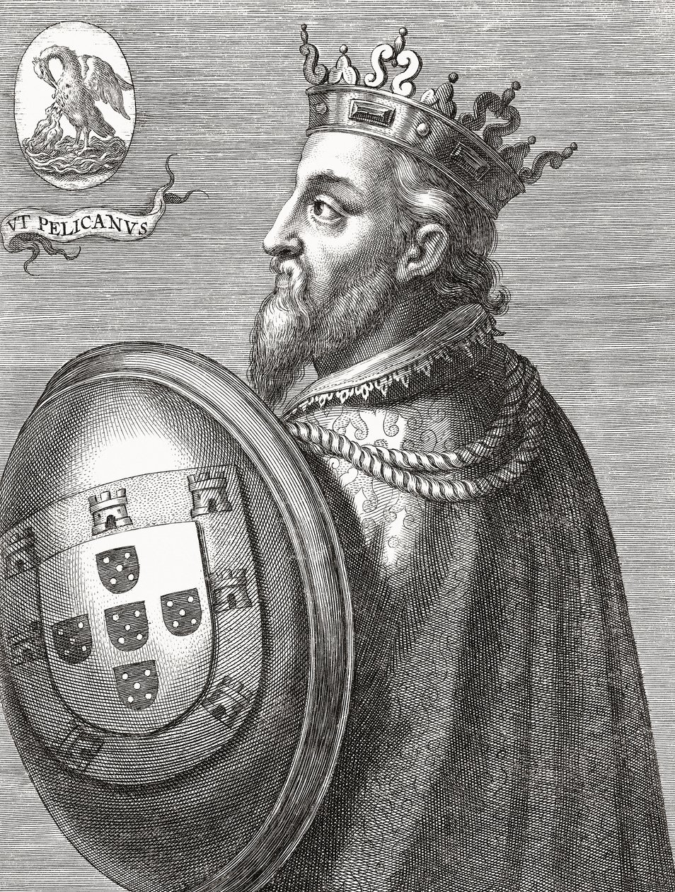 Portugalin kuningas Johannes II. João II. Muotokuva. tekijältä Unknown artist