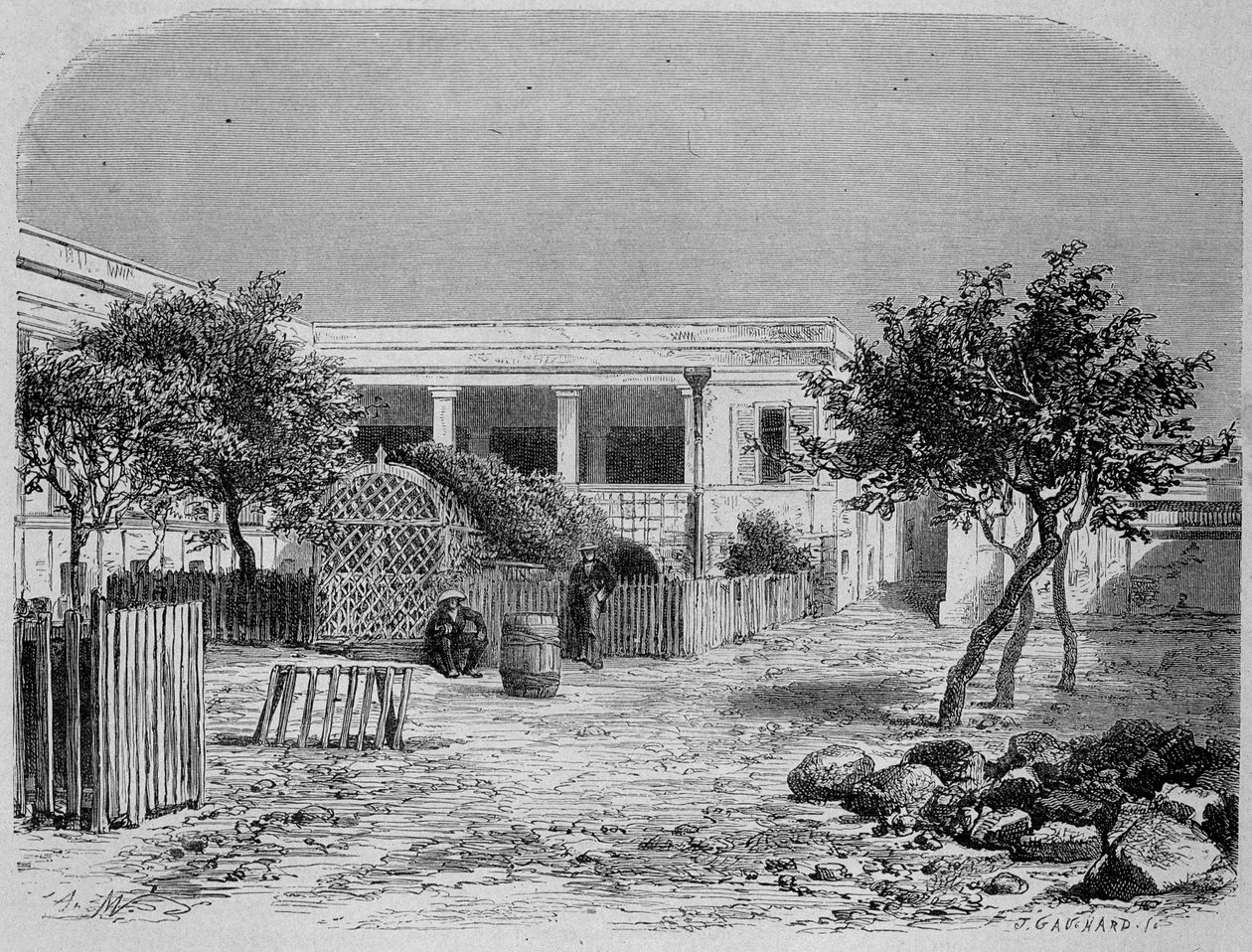 Goree Hospital (Senegal) - elokuvassa "" Around the World"" tekijältä Unknown artist