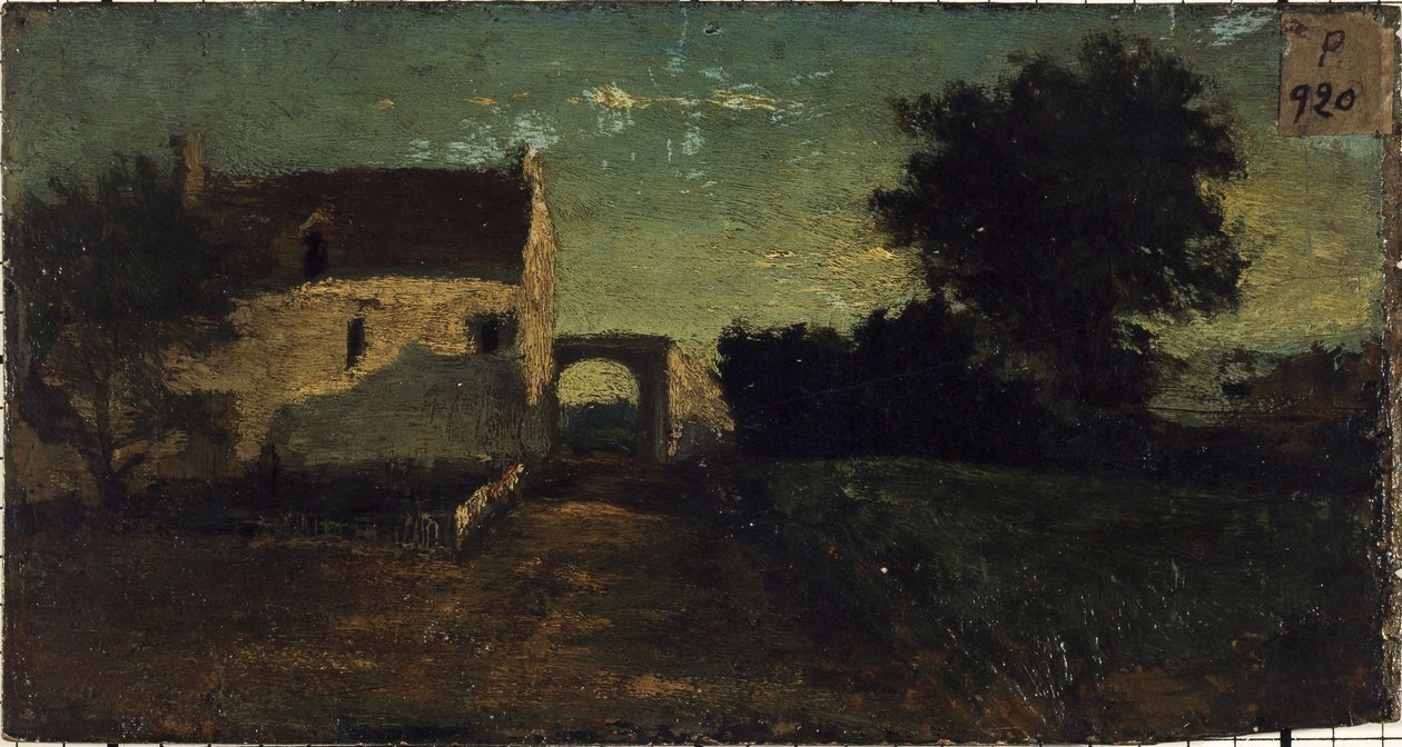 La porte de Clamart (), noin 1850, vuosien 1845 ja 1855 välillä (öljy puulle). tekijältä Unknown artist