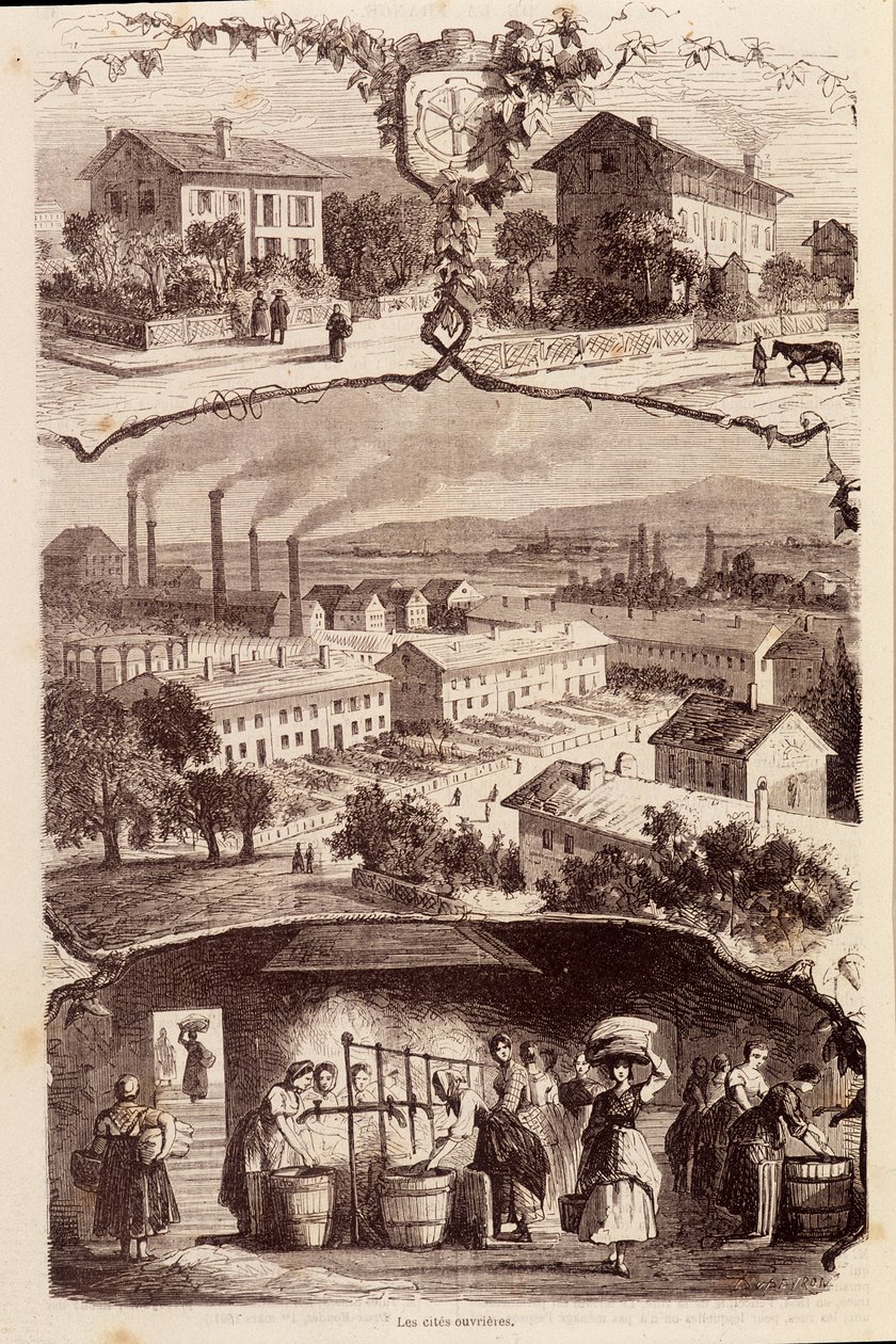 Labour lainaa Ranskassa 1800-luvulla. tekijältä Unknown artist