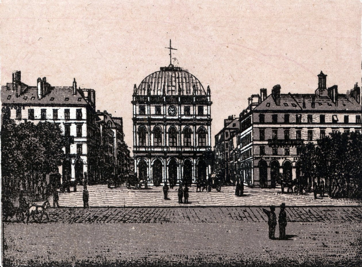 Le Havre, le theatre in "" Le monde havainnollistaa 168 katselukertaa"" Ei päivämäärää (1800-luvun loppu) tekijältä Unknown artist