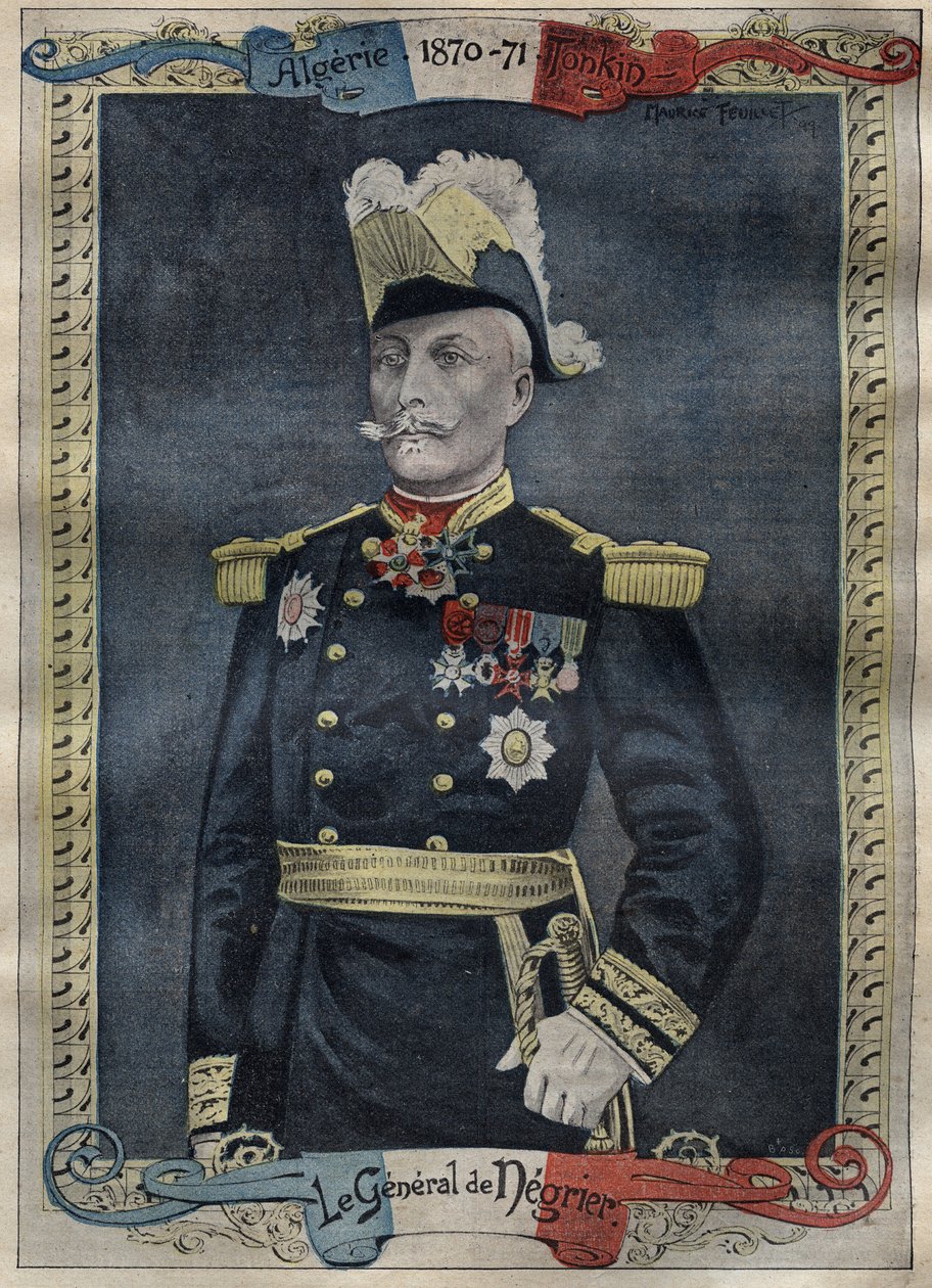 Kenraali Francois Oscar de Negrier 1839-1913 - kaiverrus "Le-Pelerin" vuodelta 1899 tekijältä Unknown artist