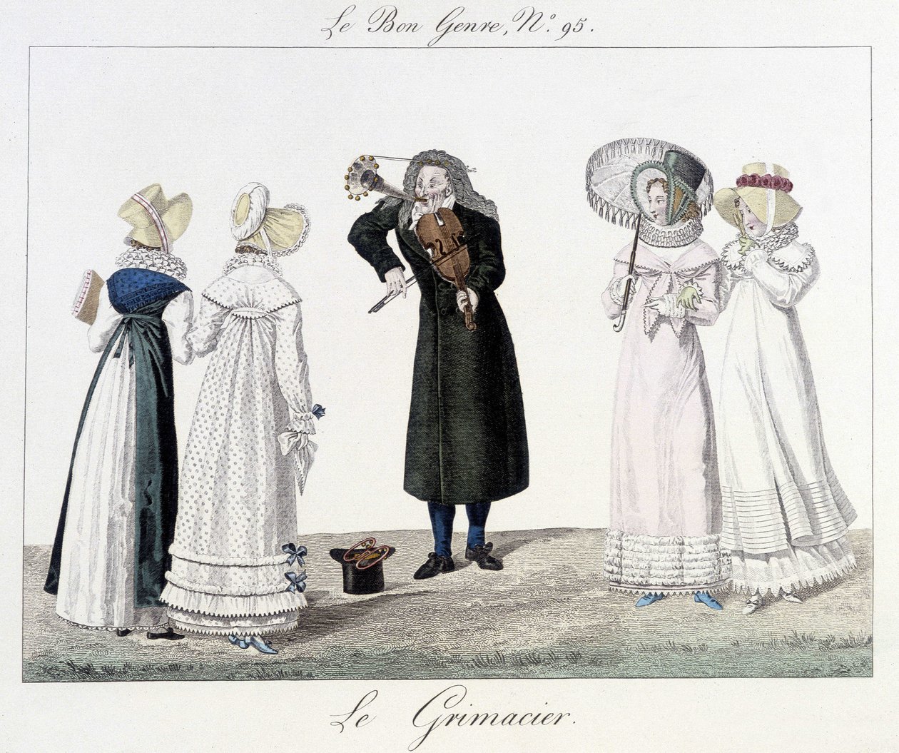 Le grimacier: katumuusikko 1700-luvulla - "" Le bon genressä"" n¡95 tekijältä Unknown artist