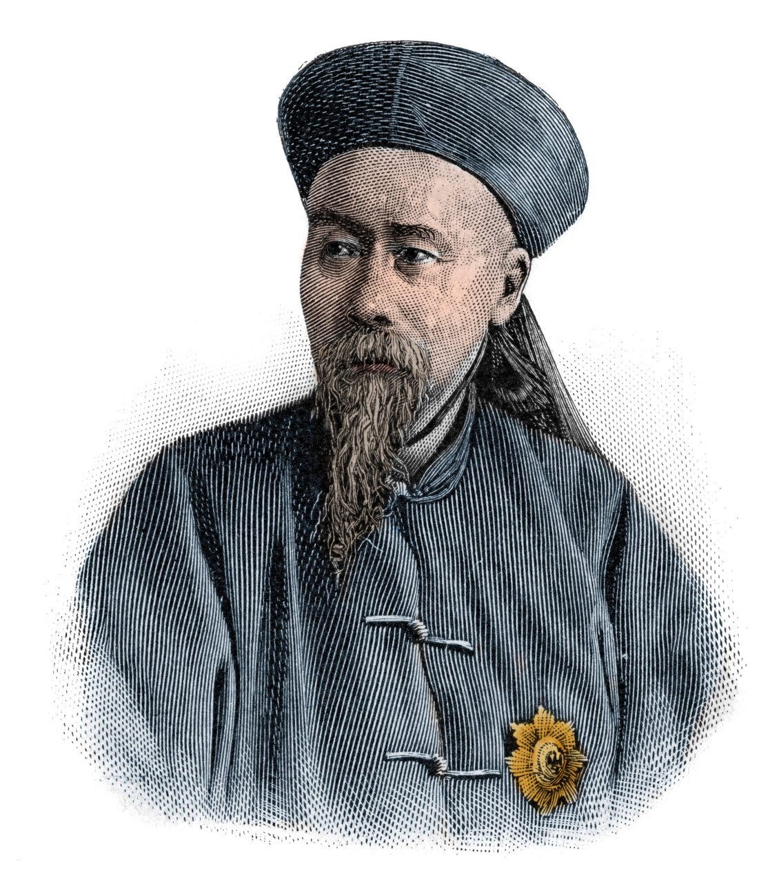 l i hong Zhang (l i hung-Chang, hung Chang) Poliitiko, kenraali ja tutkintotodistus ft ja edesmenneestä Qing-imperiumista - l i hong Zhang (l i hung-Chang, hung Chang tai hong sing tekijältä Unknown artist