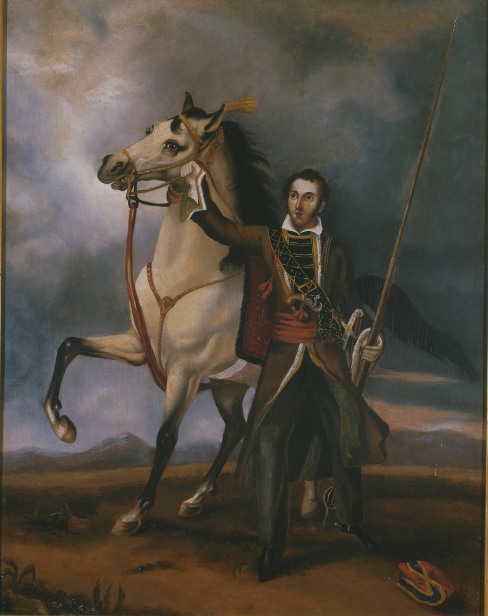 Luutnantti (myöhemmin kapteeni) Charles Swanston, Poona Irregular Horse tekijältä Unknown artist