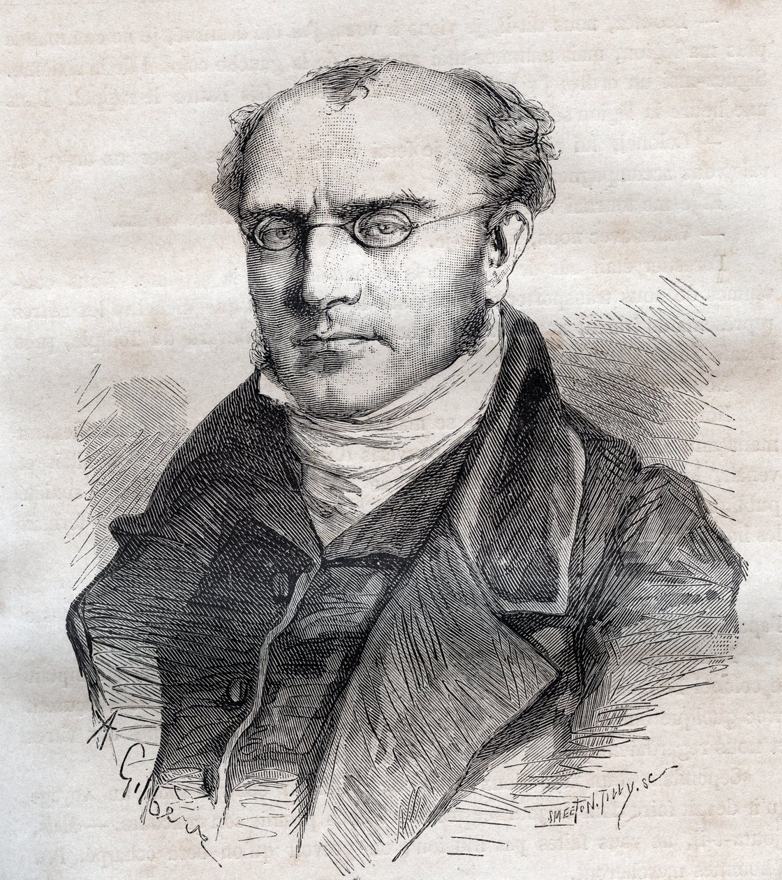 Louis-Chrysostome (Louis Chrysostome) Michel di Michel de Bourges 1797-1853 ranskalainen lakimies ja poliitikko. tekijältä Unknown artist