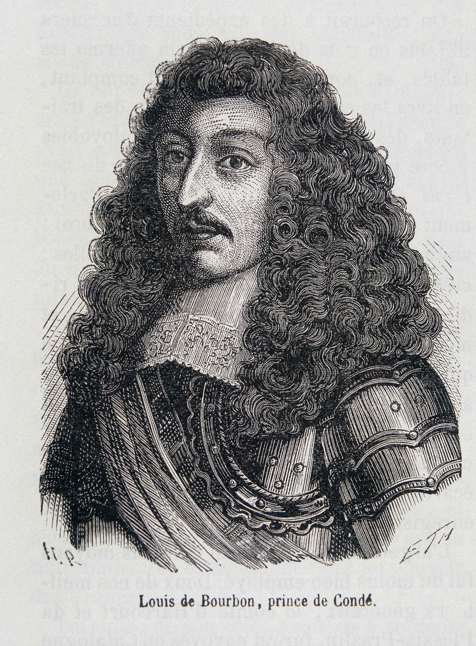 Ludvig II Bourbon, Conden prinssi (Bourbon-Conde), joka tunnetaan nimellä Le Grand Conde (1621-1686). tekijältä Unknown artist