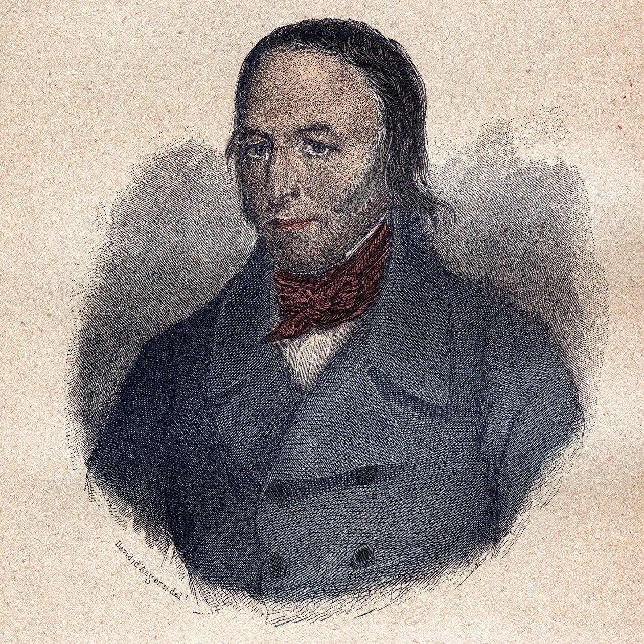 Louis Marie de Lahaye paroni, sitten varakreivi de Cormenin (1788 1868) ranskalainen juristi ja poliittinen pamflettaja, kaiverrus tekijältä Unknown artist