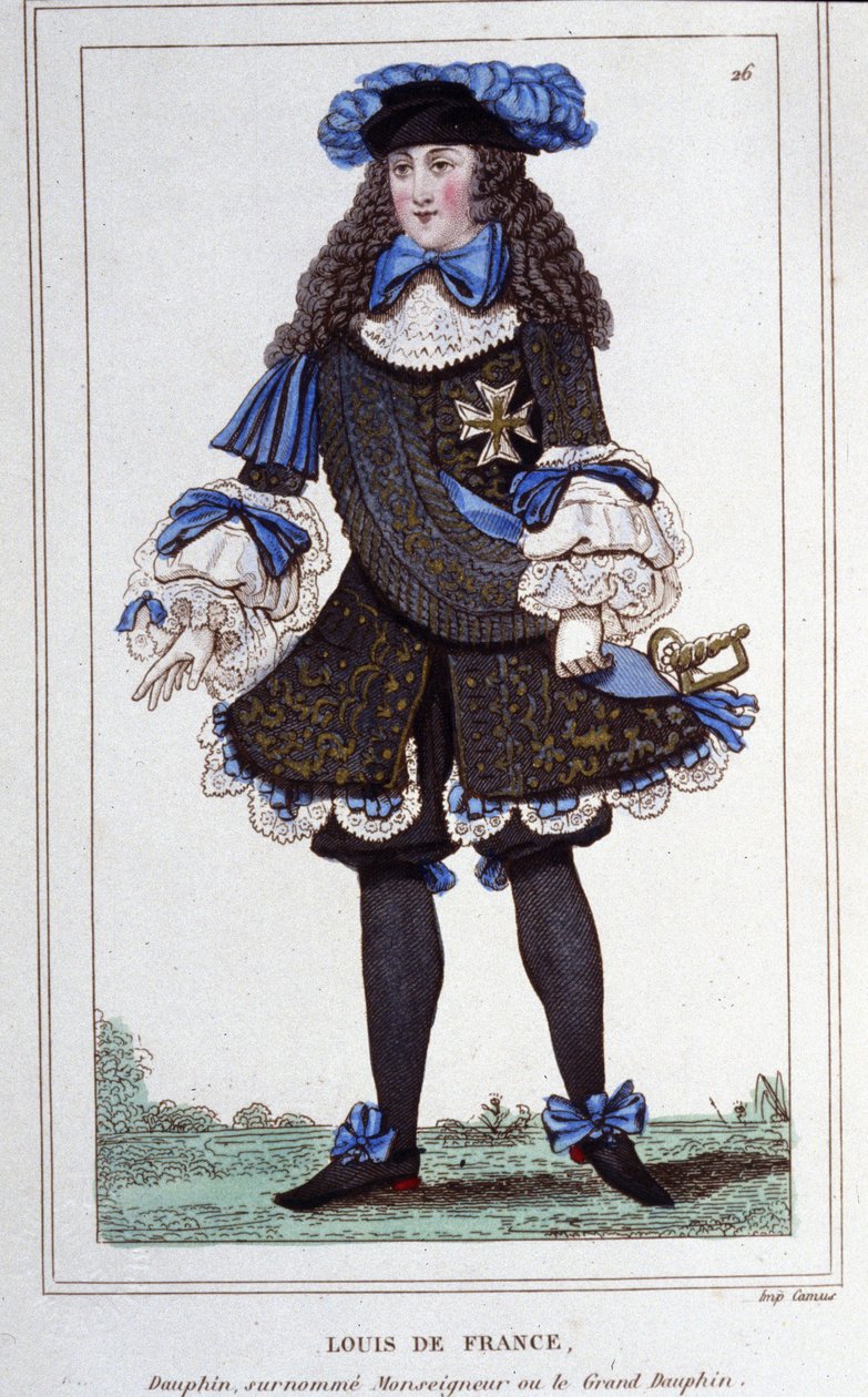 Louis de France kutsui Monseigneuria Dauphiniksi, sitten Grand Dauphiniksi (1661-1711). tekijältä Unknown artist