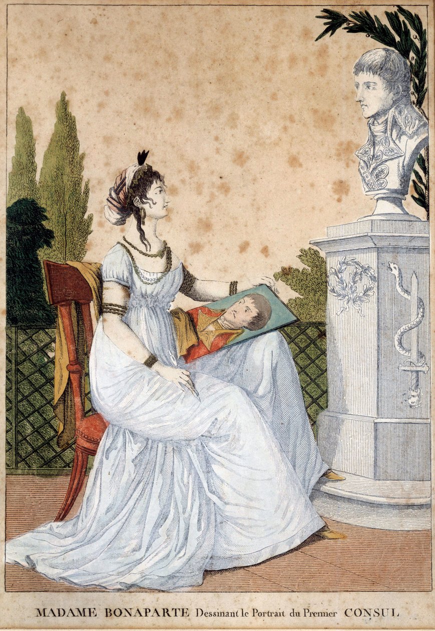 Madame Bonaparte piirtää muotokuvan ensimmäisestä konsulista Josephine de Beauharnais