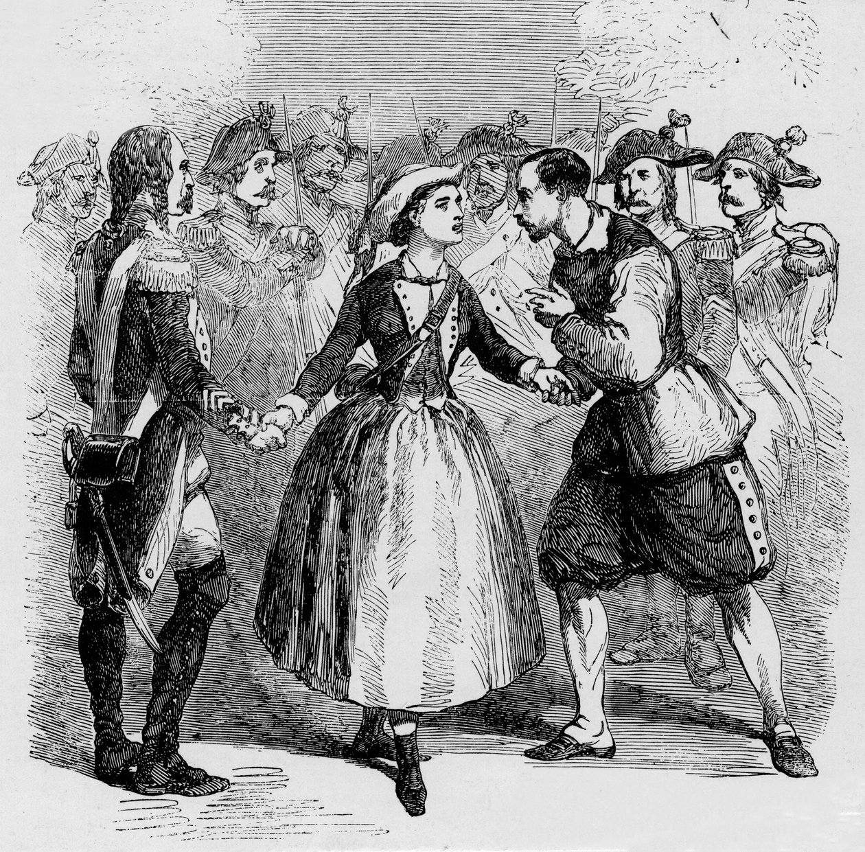 Mademoiselle Piccolomini Gaetano Donizettin oopperassa "Rykmentin tytär" Majesty