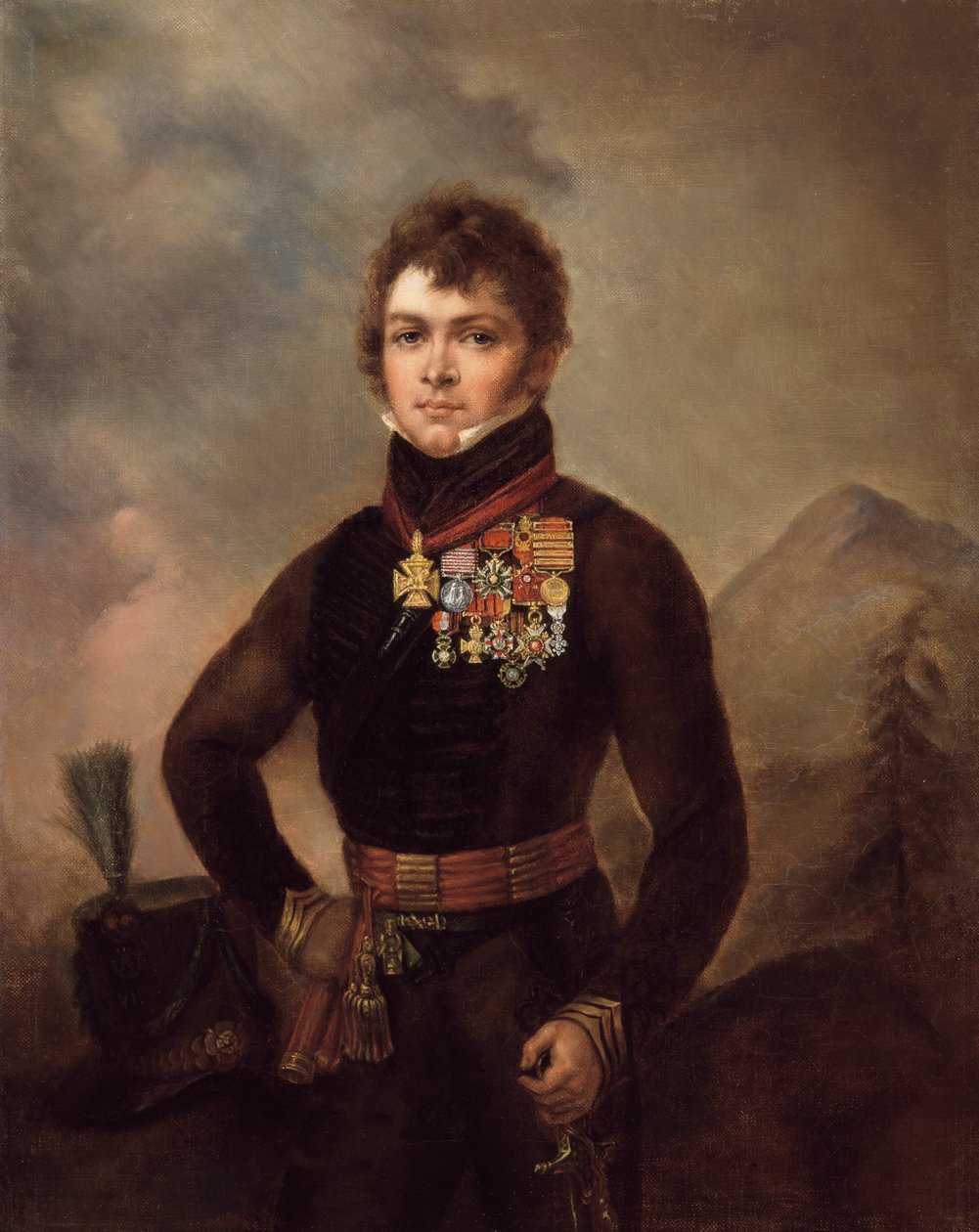 Majuri Sir John Scott Lillie, 7. Cacadores, Portugalin armeija, noin 1820 tekijältä Unknown