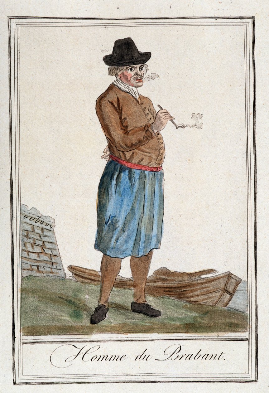 Mies Brabantista (Belgia). tekijältä Unknown artist