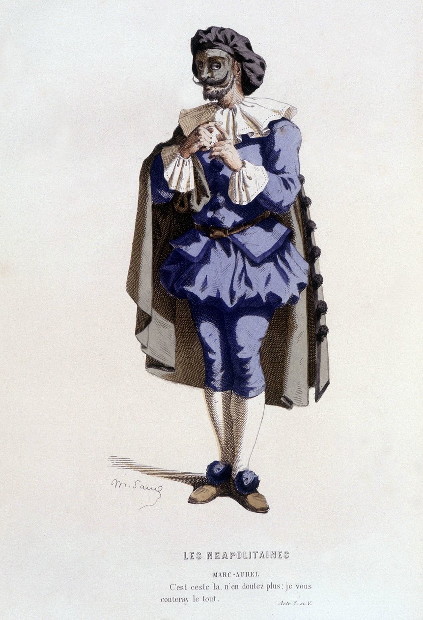 Marc-aurel elokuvassa "" les Neapolitaines"" (kirjoittaja Françoise d