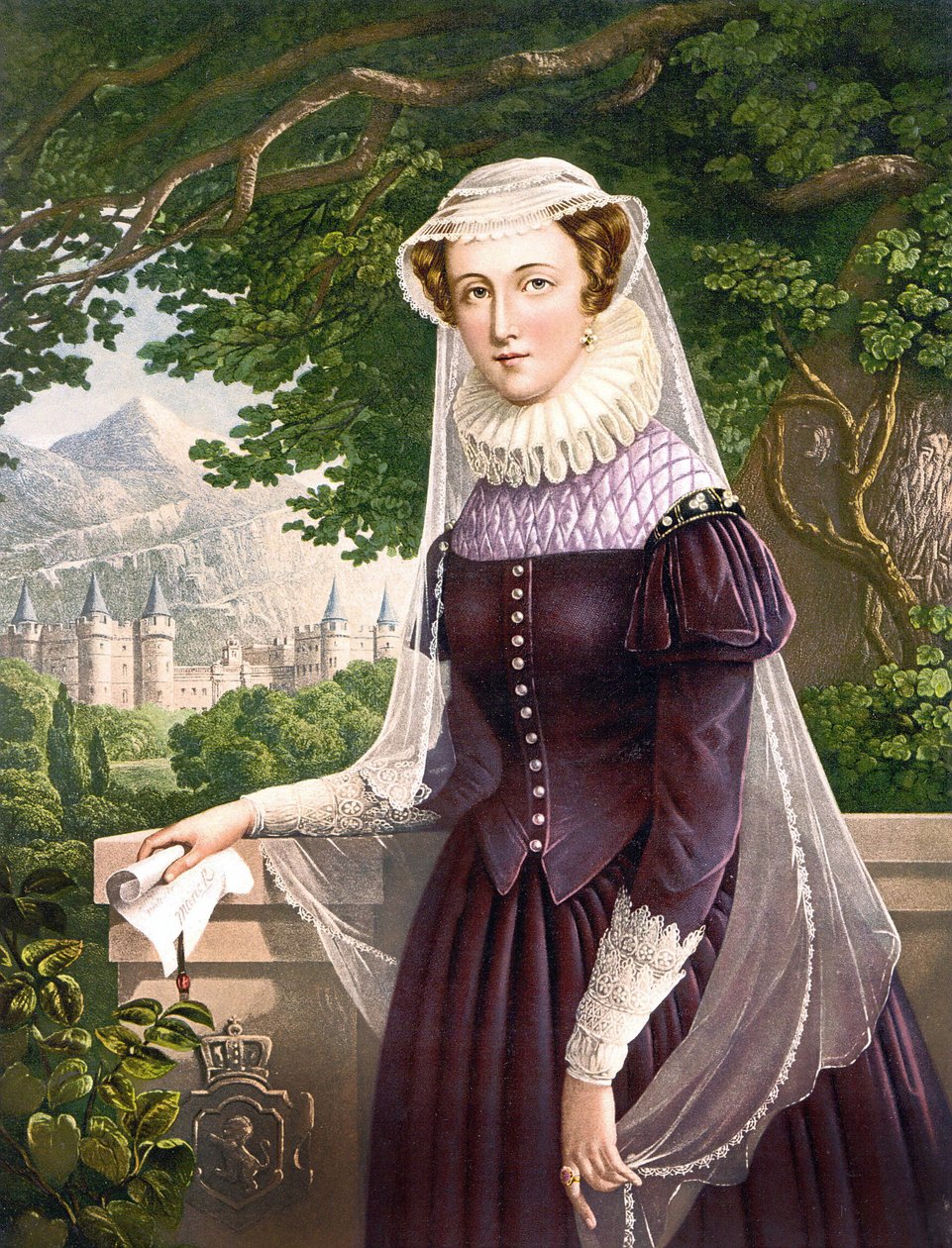 Marie Stuart Skotlannin kuningatar (1542-1587). tekijältä Unknown artist