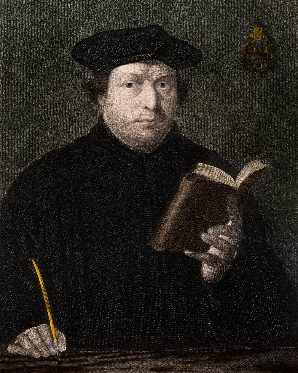 Martti Luther 1483-1546 - kaiverrus - 1800-luku tekijältä Unknown artist