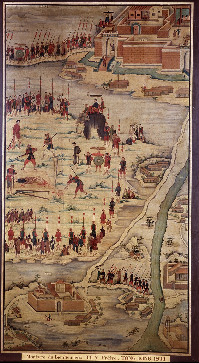 Siunatun Tuyn marttyyrikuolema tekijältä Unknown artist