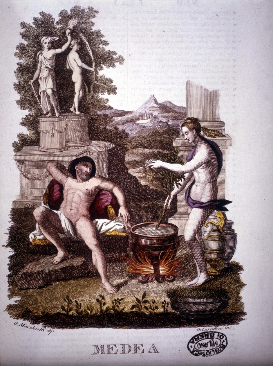 Medea - mytologisessa sanakirjassa tekijältä Unknown artist