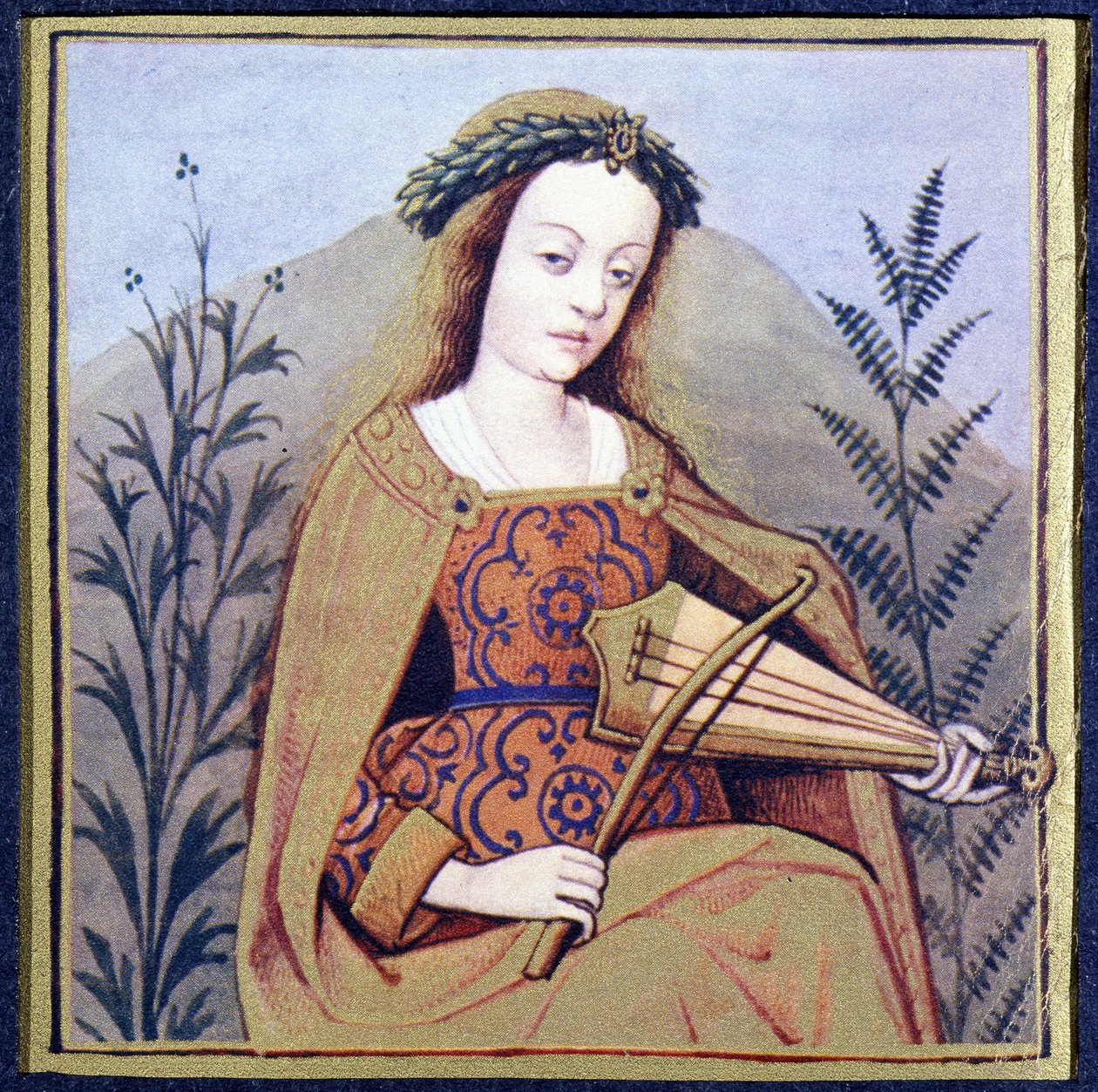 Meduse, Phorciksen tytär (yksi gorgoneista, ainoa kuolevainen kolmesta) - Boccacen "" Ladies of Reownin" mukaan, v.1360 tekijältä Unknown artist