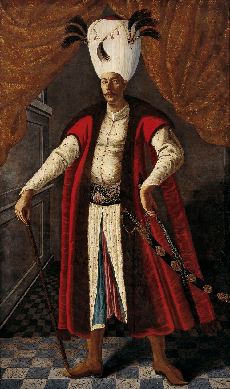 Mehmed IV (1642-1693) Ottomaanien valtakunnan sulttaani, n. 1681 tekijältä Unknown artist