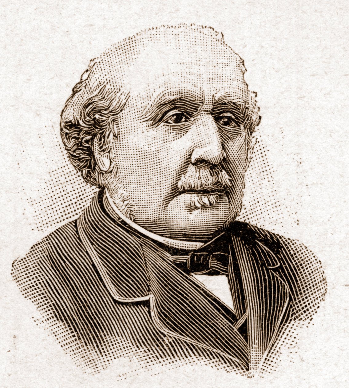 Academy Francaisen jäseniä vuonna 1895: Albertin, Broglien herttuan (1821-1901), ranskalaisen historioitsijan ja poliitikon muotokuva. tekijältä Unknown artist