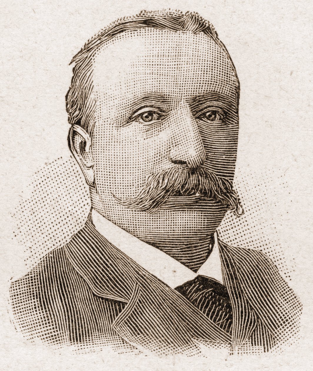 Academy Francaisen jäseniä vuonna 1895: Albert Sorelin (1843-1906), ranskalaisen historioitsijan muotokuva. tekijältä Unknown artist